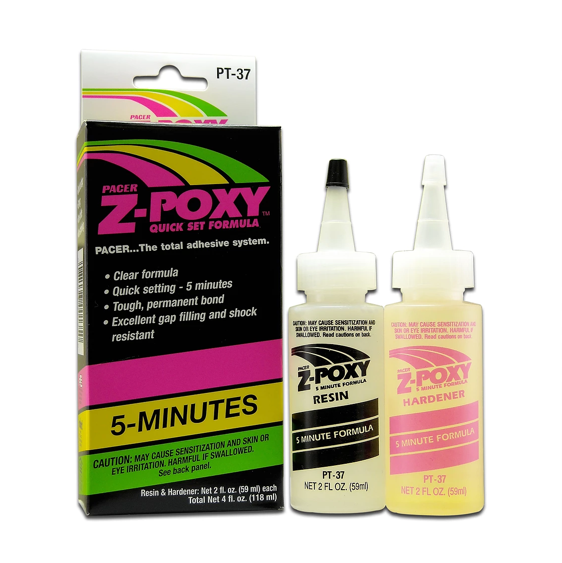 Zap PT37 Z-Poxy 5 Minute Epoxy 4oz