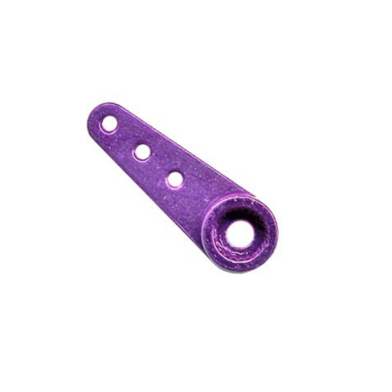 Flightline 2mm Aluminum Servo Half Arm For JR - Purple HFL1073