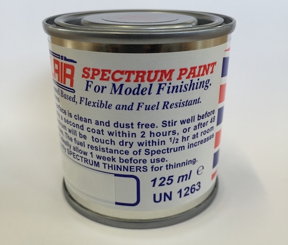 Spectrum paint 125ml tin Gloss Green FL6212