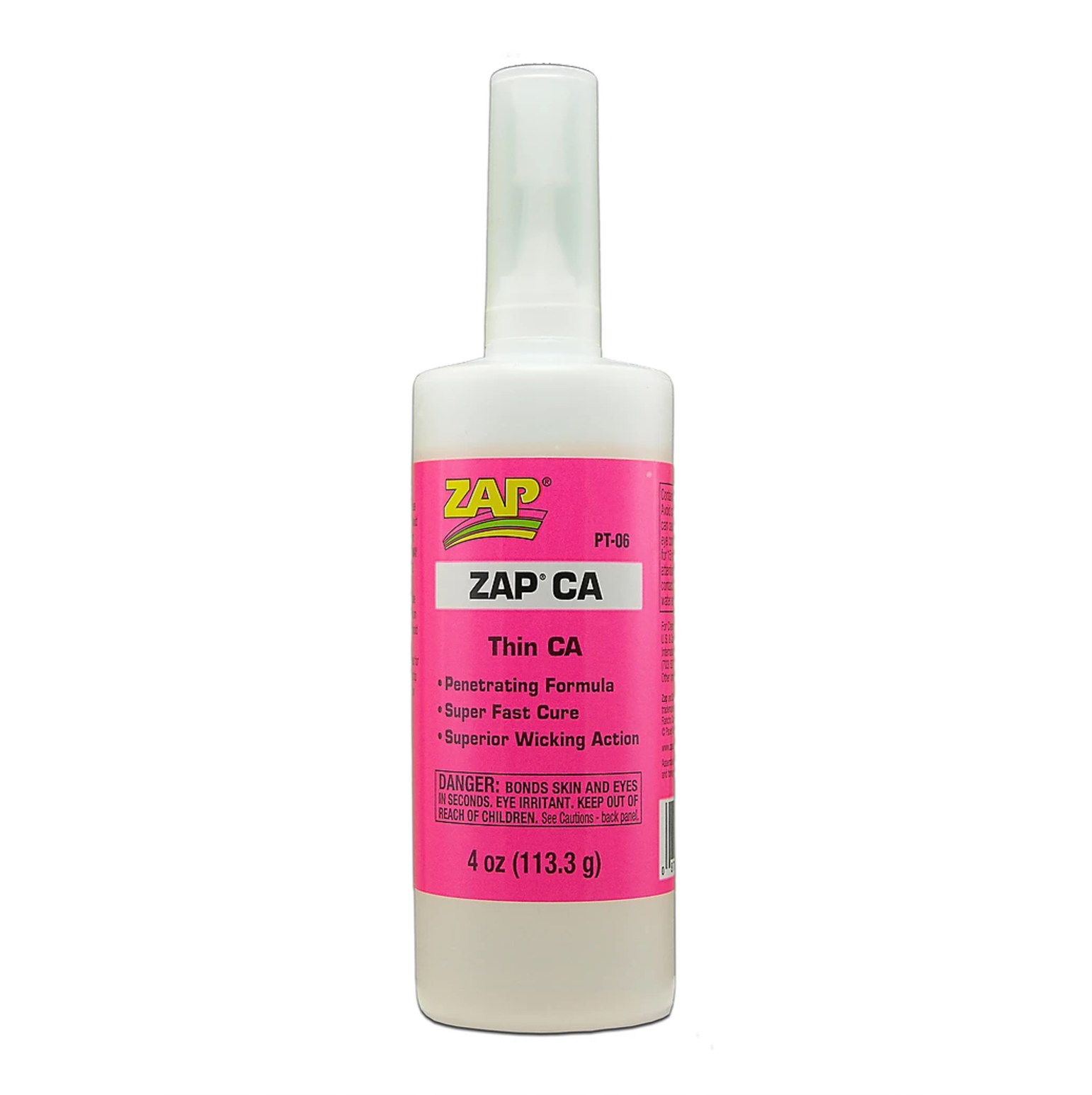 ZAP Cyanoacrylate Thin CA 4 oz. PT-06