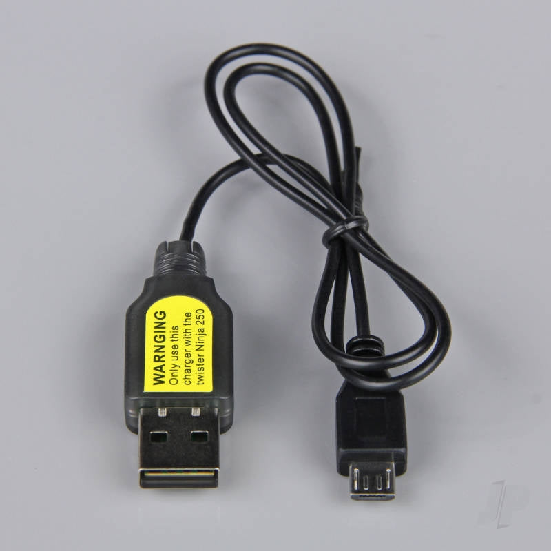 USB Charger for Ninja 250 Helicopter 1s battery TWST100123