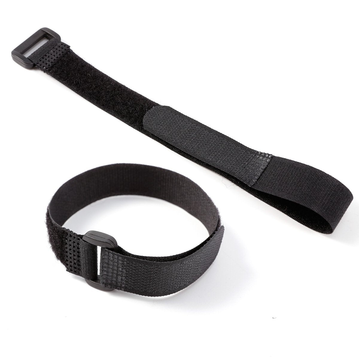 Velcro Battery Strap 625mm with Ring in Black