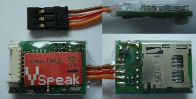 Vspeak Variometer Pro with 3-axis Accelerometer and a Single Cell Monitoring for up to 28 Volts