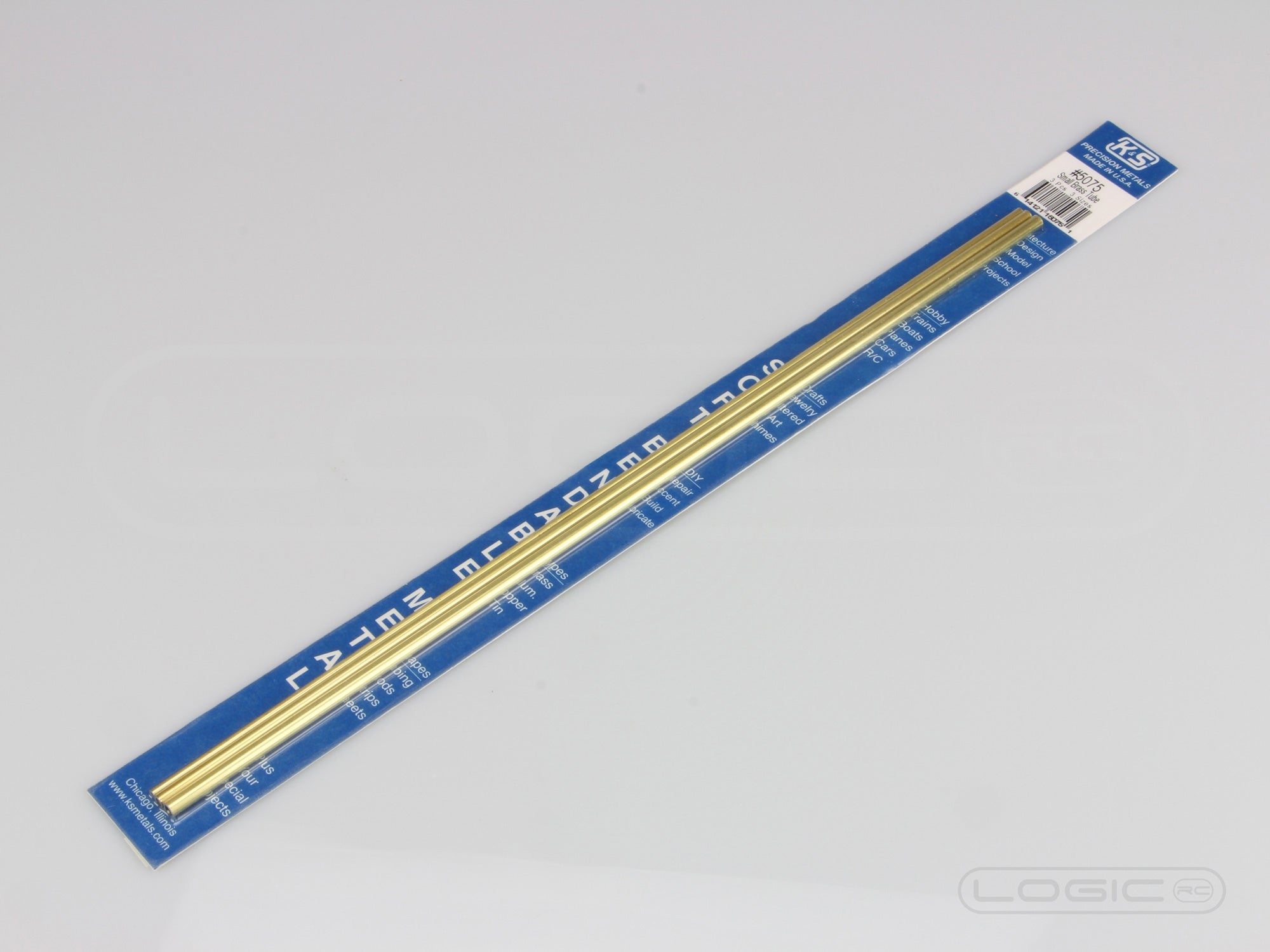 K&S Bendable Brass Tube Pk3 3/32, 1/8, 5/32