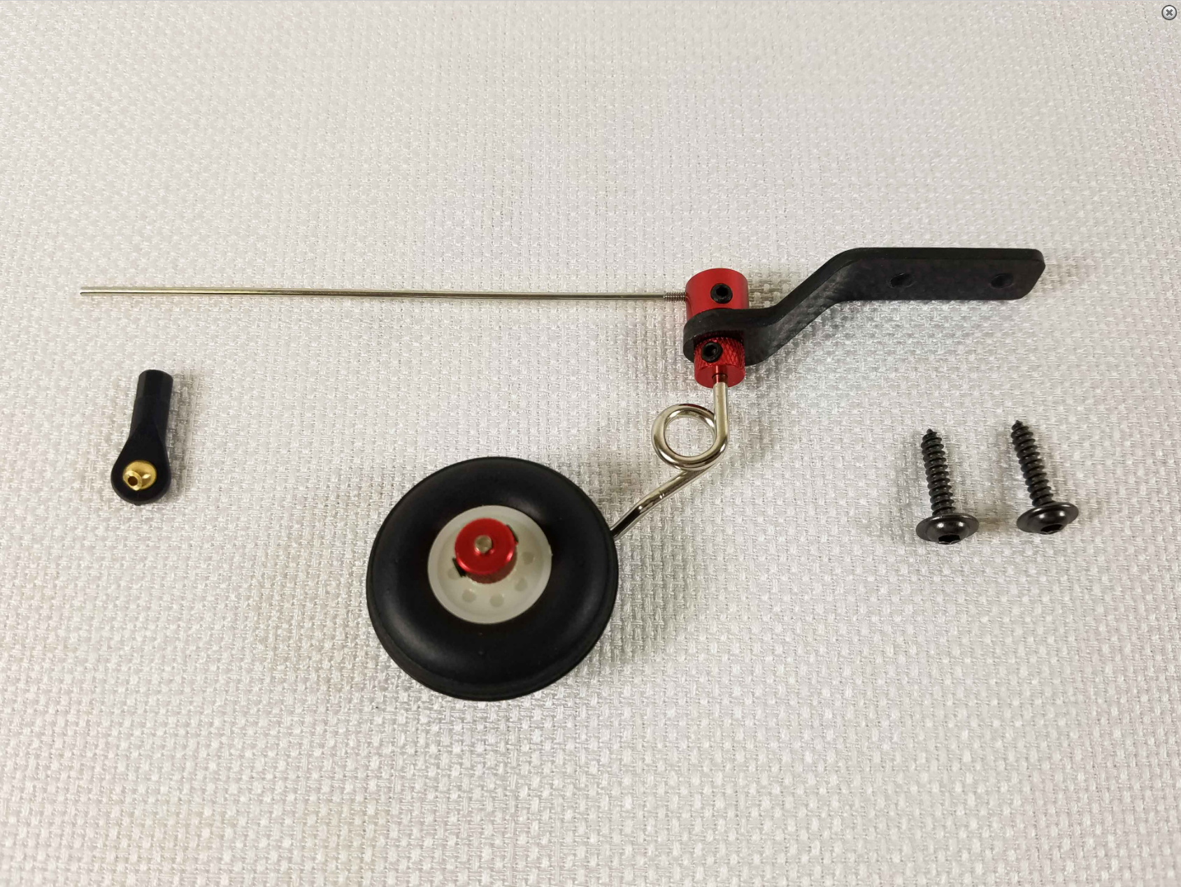 Extreme Flight 48-52" Aircraft Carbon Fiber Tail Wheel Assembly X48TWA