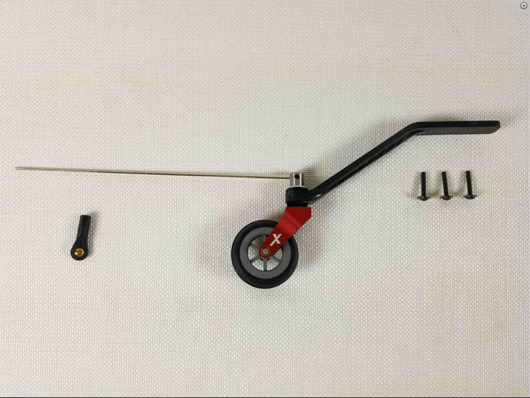 Extreme Flight 79-95" (50-60cc) Aircraft Carbon Fiber Tail Wheel Assembly