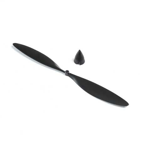 E-Flite Propeller with Spinner 140mm x 45mm: Night Vapor EFLUP14045