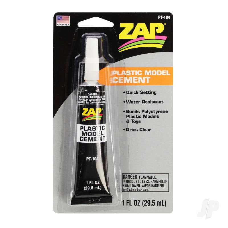 ZAP Plastic Model Cement (1fl oz, 29.5 ml) PT-104