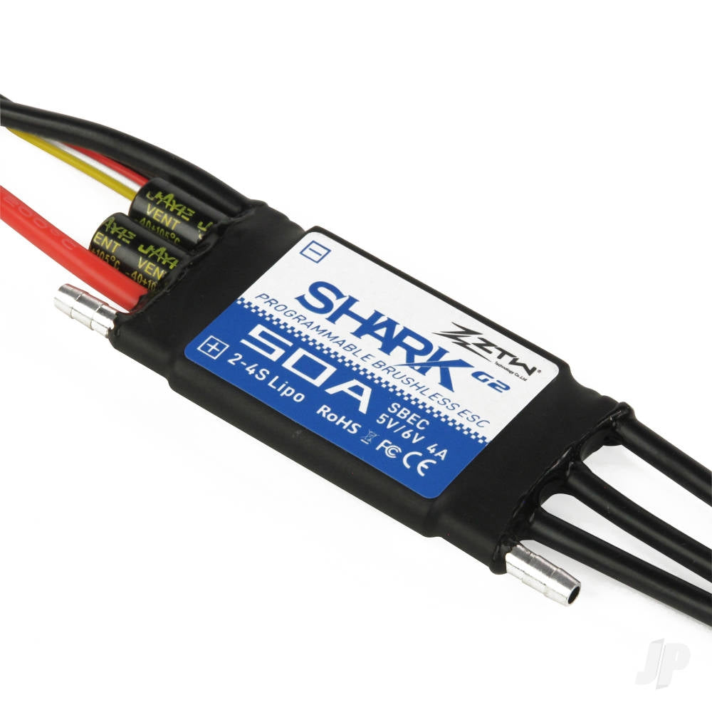 ZTW Shark 50A SBEC ESC G2 (2-4 Cells) (Water-cooled) ZTW9050211