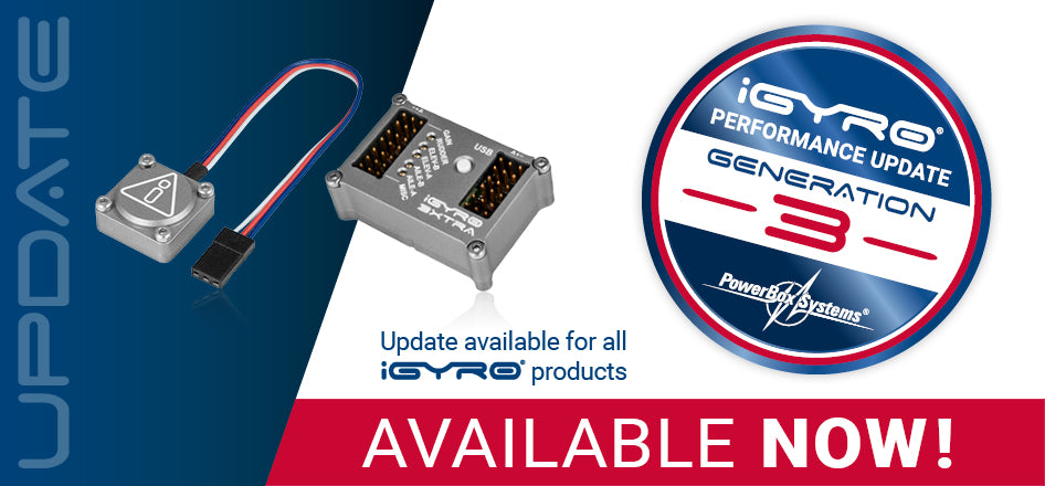 Generation 3 update now available for all PowerBox iGyro products