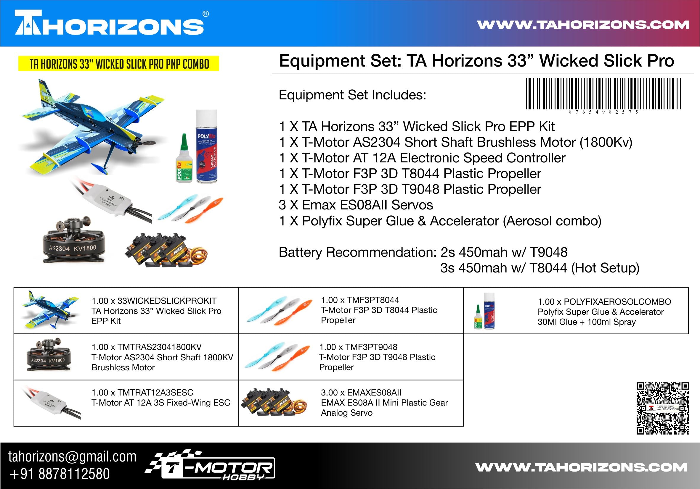 TA Horizons 33" Wicked Slick Pro TAH33WSP