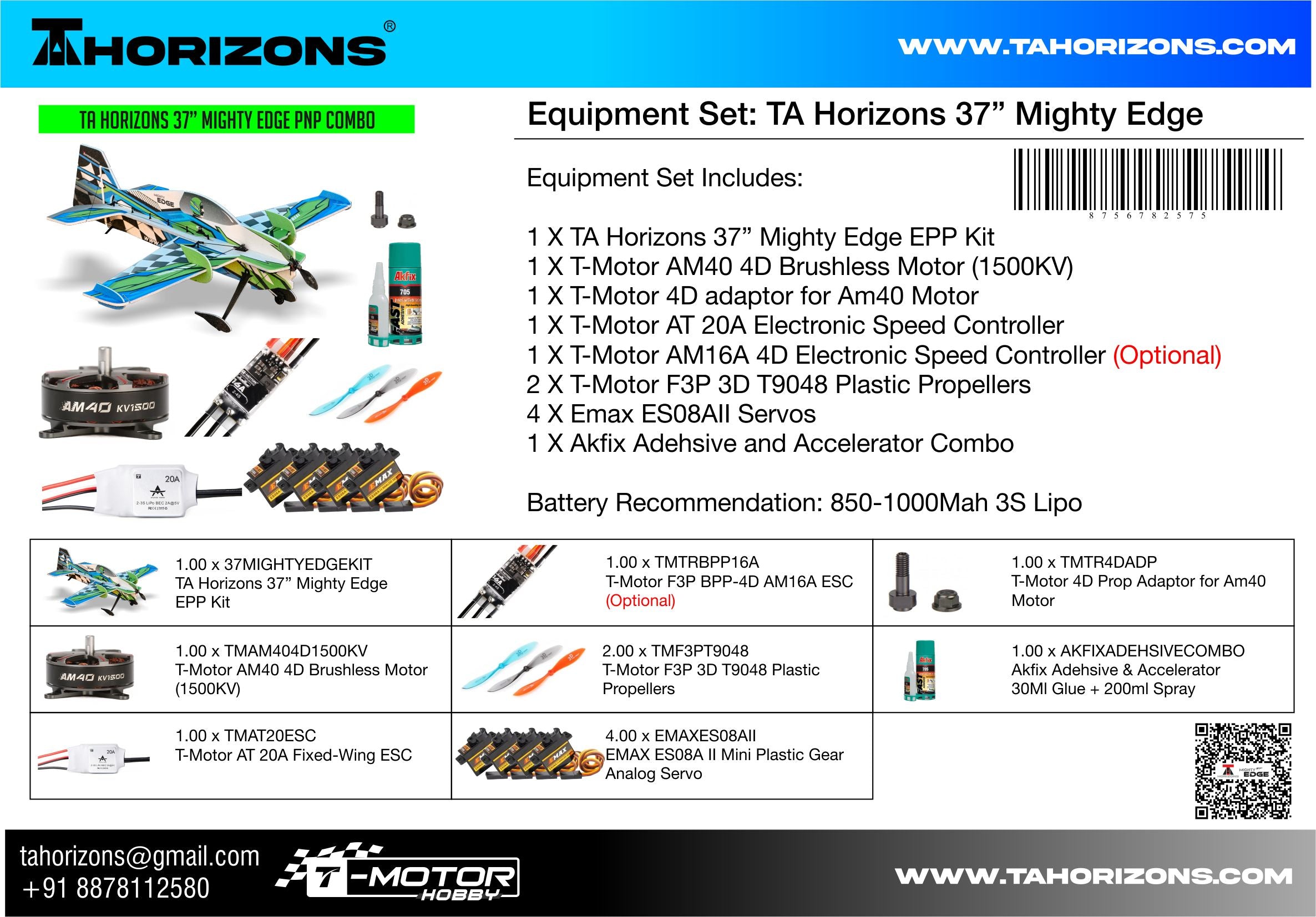 TA Horizons 37" Mighty Edge TAH37ME