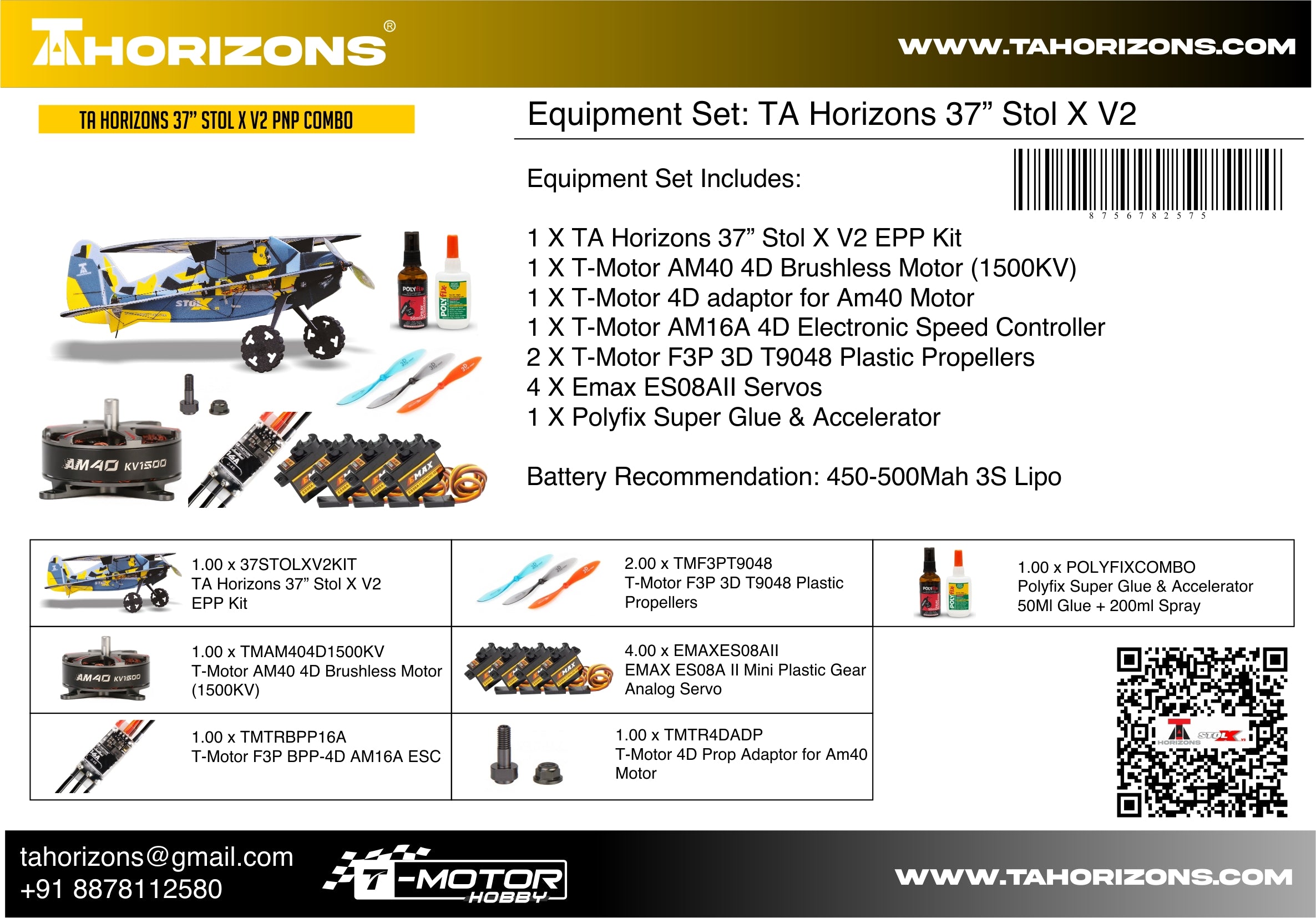 TA Horizons 37" Stol X V2 (Camouflage Scheme) TAH37SXV2