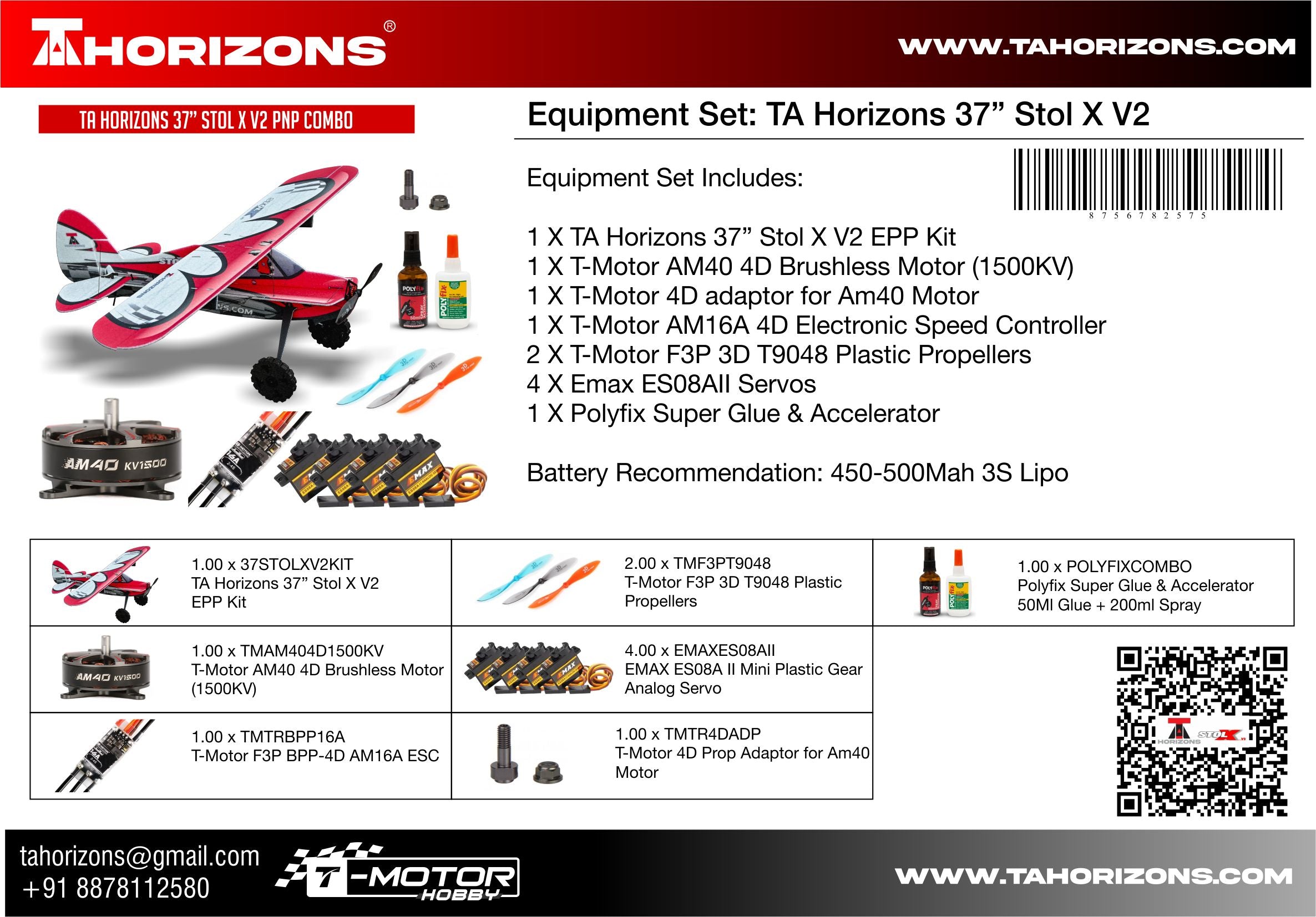 TA Horizons 37" Stol X V2 TAH37SXV2