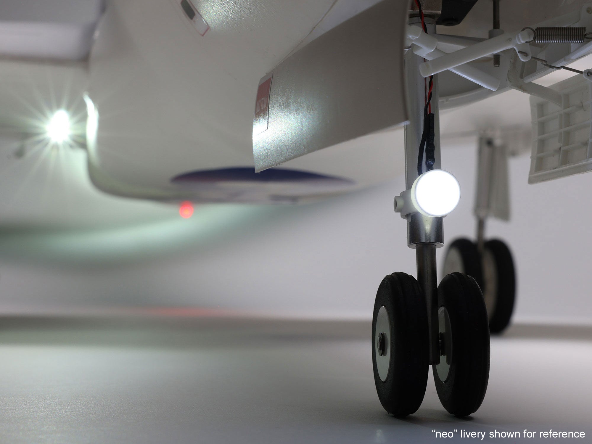 E-Flite Airbus A320neo Twin 64mm EDF BNF Basic w/AS3X+ SAFE White EFL-1495