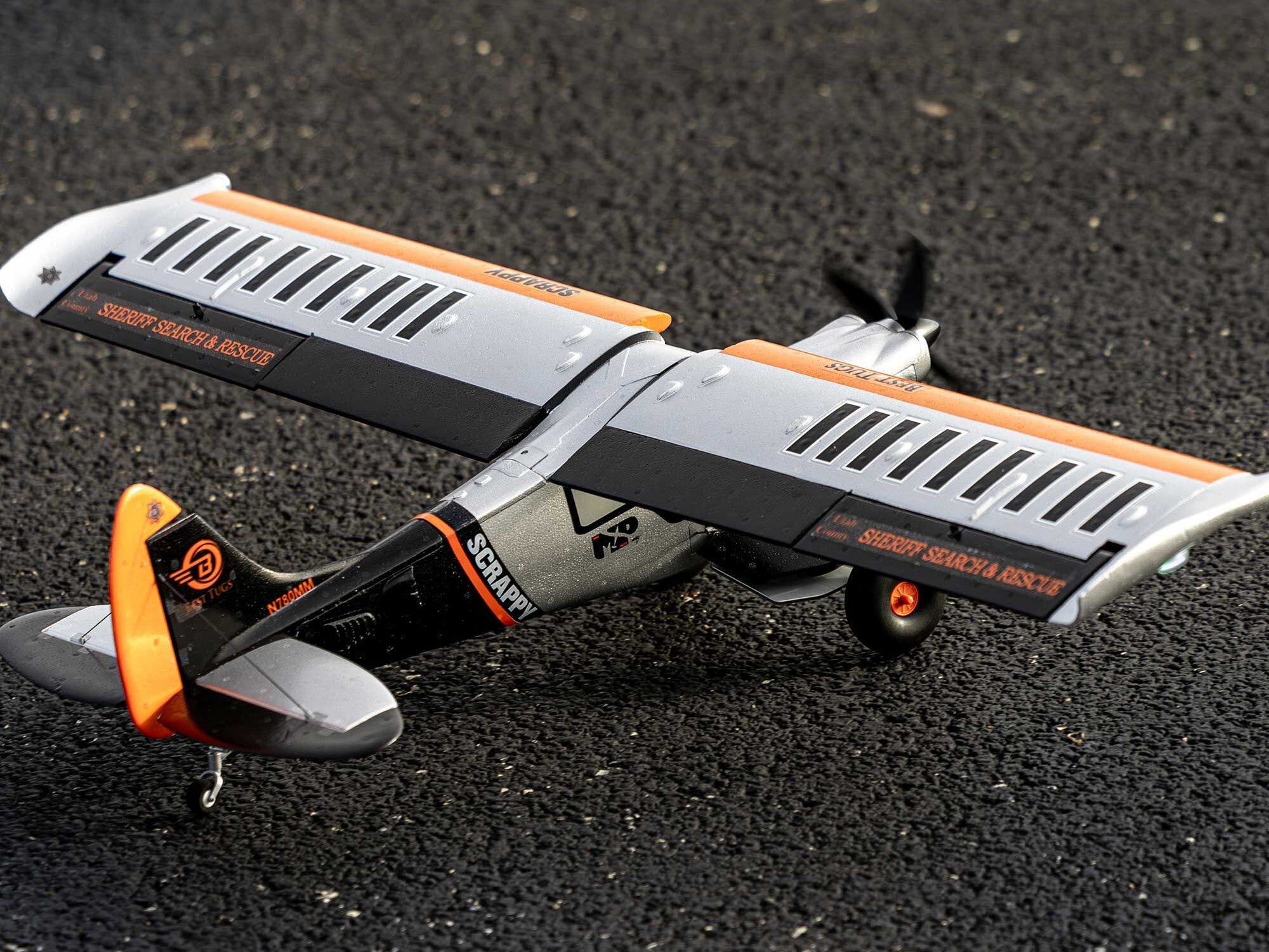 E-Flite Micro Scrappy 800mm BNF Basic with AS3X and SAFE Select