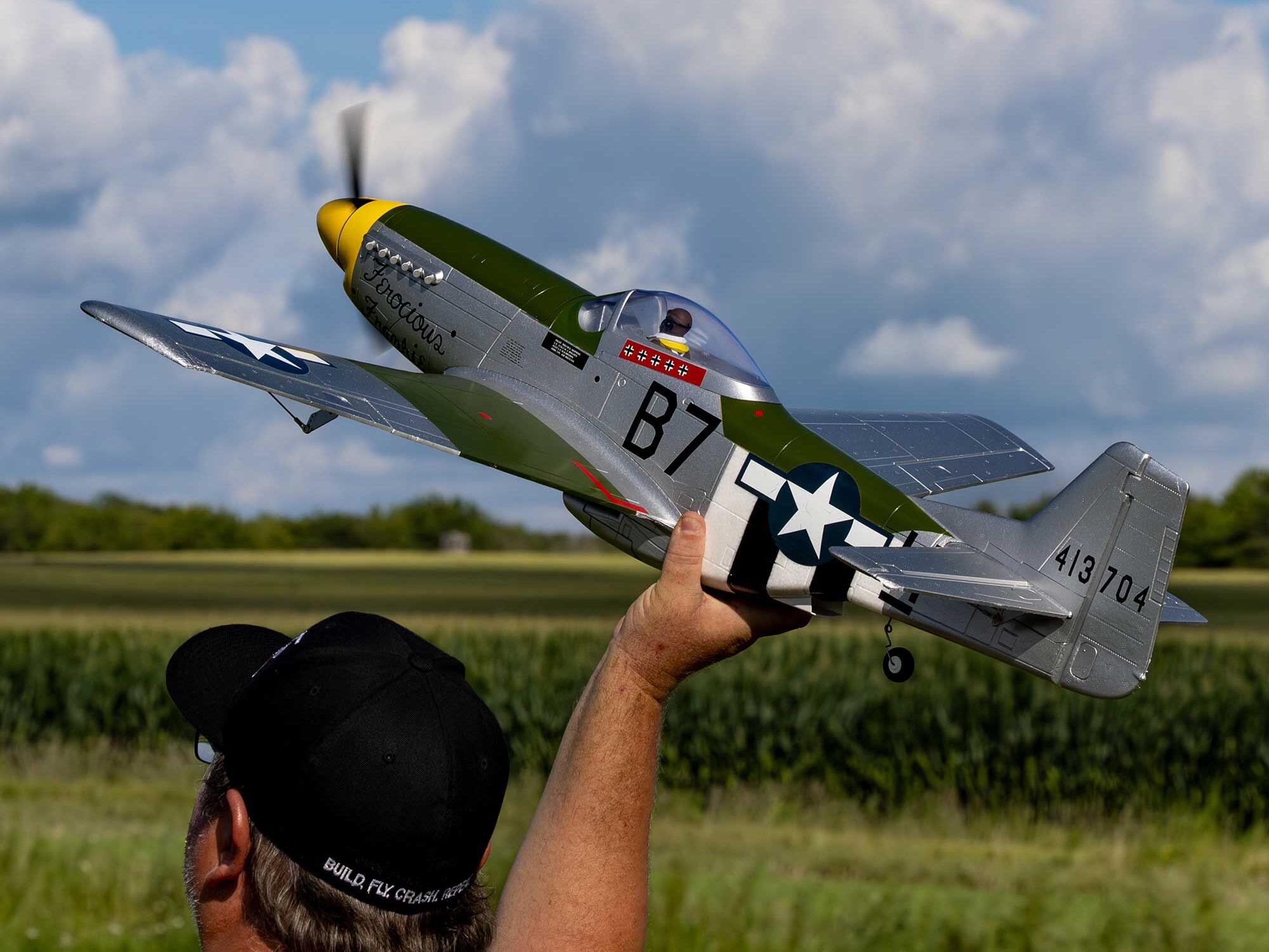 E-Flite P-51D Mustang 1.0m BNF Basic with AS3X+ and SAFE Select EFL02650