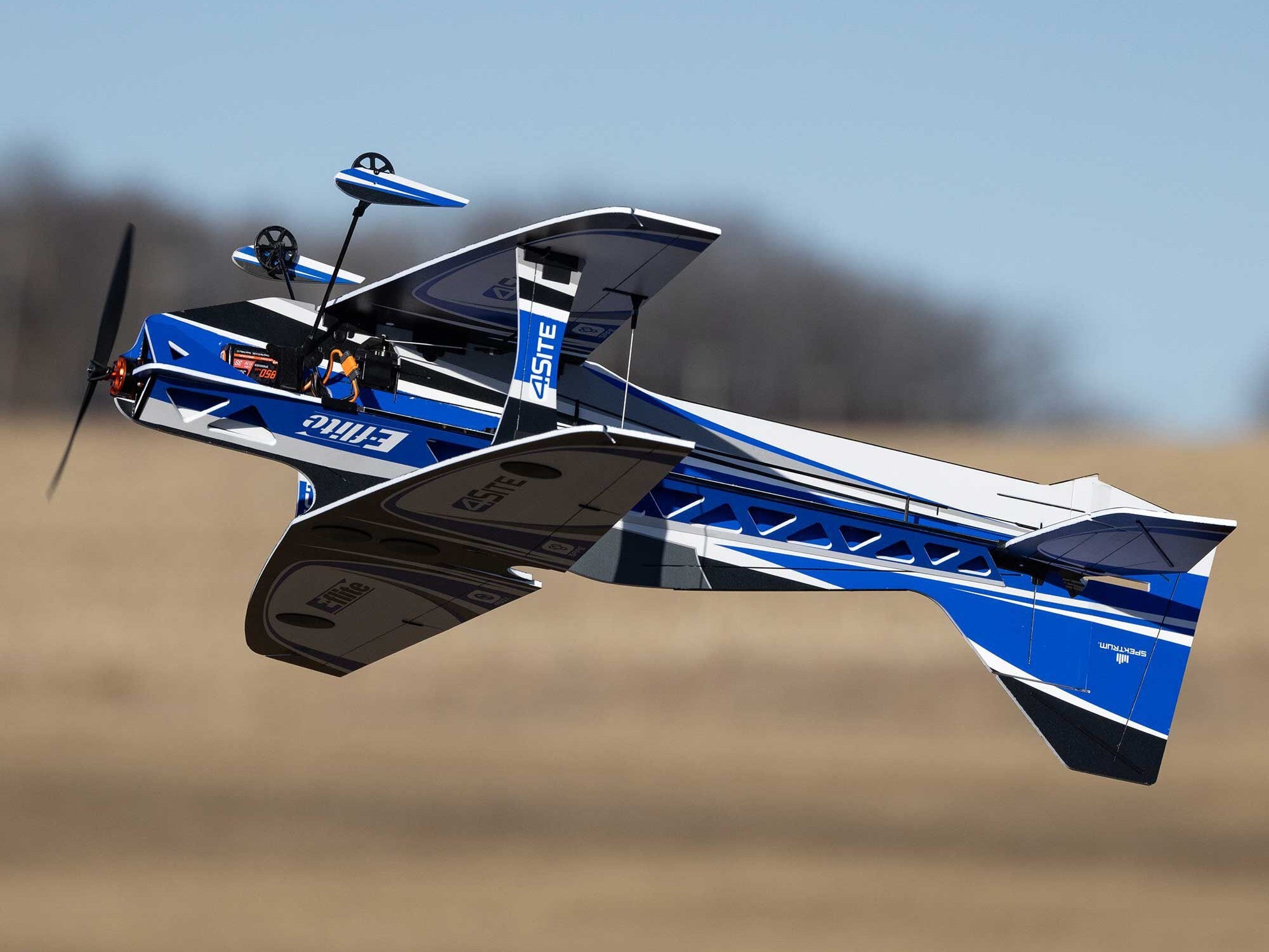 E-Flite 4-Site 3D FF (Flat Foamy) 800mm BNF Basic with AS3X+ and SAFE Select EFL02950