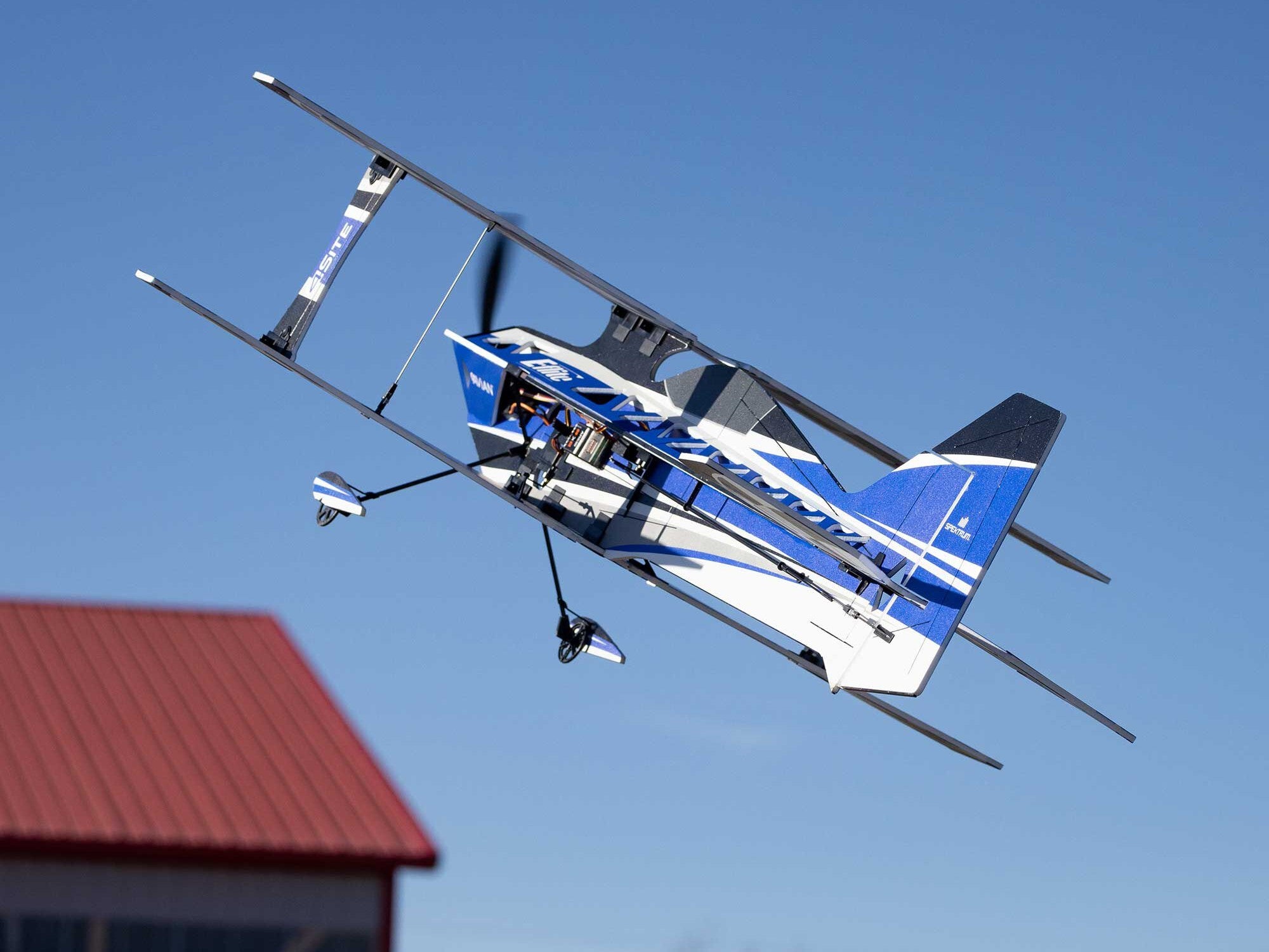 E-Flite 4-Site 3D FF (Flat Foamy) 800mm BNF Basic with AS3X+ and SAFE Select EFL02950