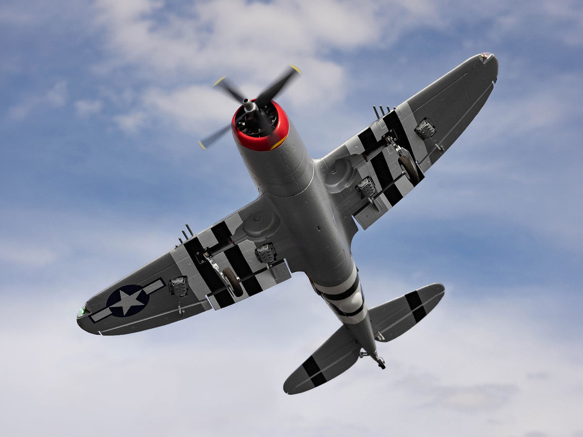 E-Flite Micro P-47 Thunderbolt BNF Basic with AS3X+ & SAFE Select EFL07050