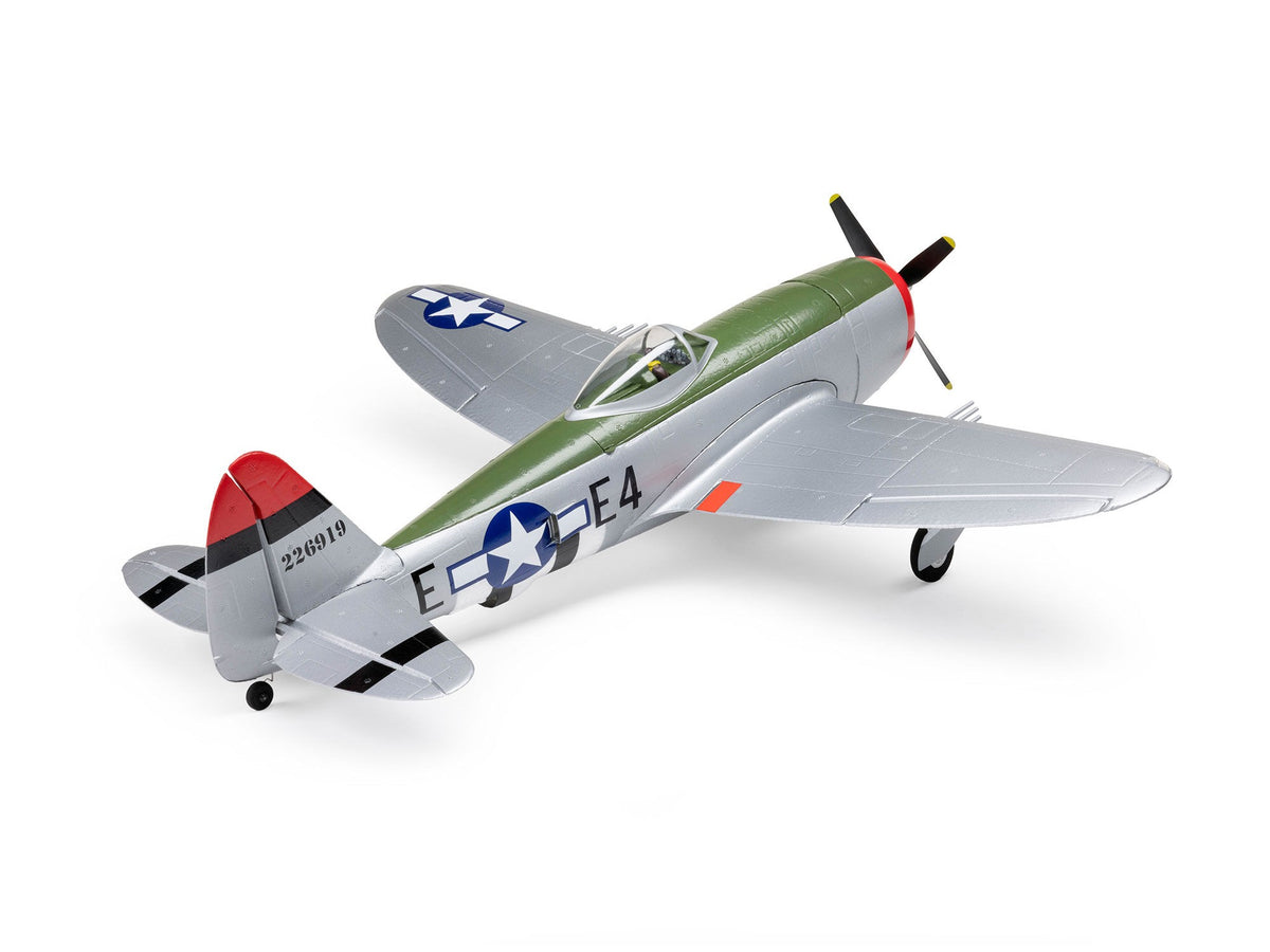 E-Flite Micro P-47 Thunderbolt BNF Basic with AS3X+ & SAFE Select EFL07050