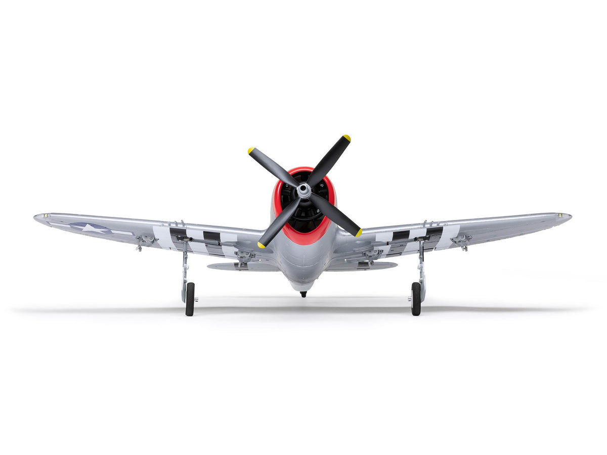 E-Flite Micro P-47 Thunderbolt BNF Basic with AS3X+ & SAFE Select EFL07050