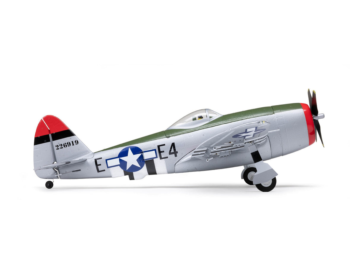 E-Flite Micro P-47 Thunderbolt BNF Basic with AS3X+ & SAFE Select EFL07050