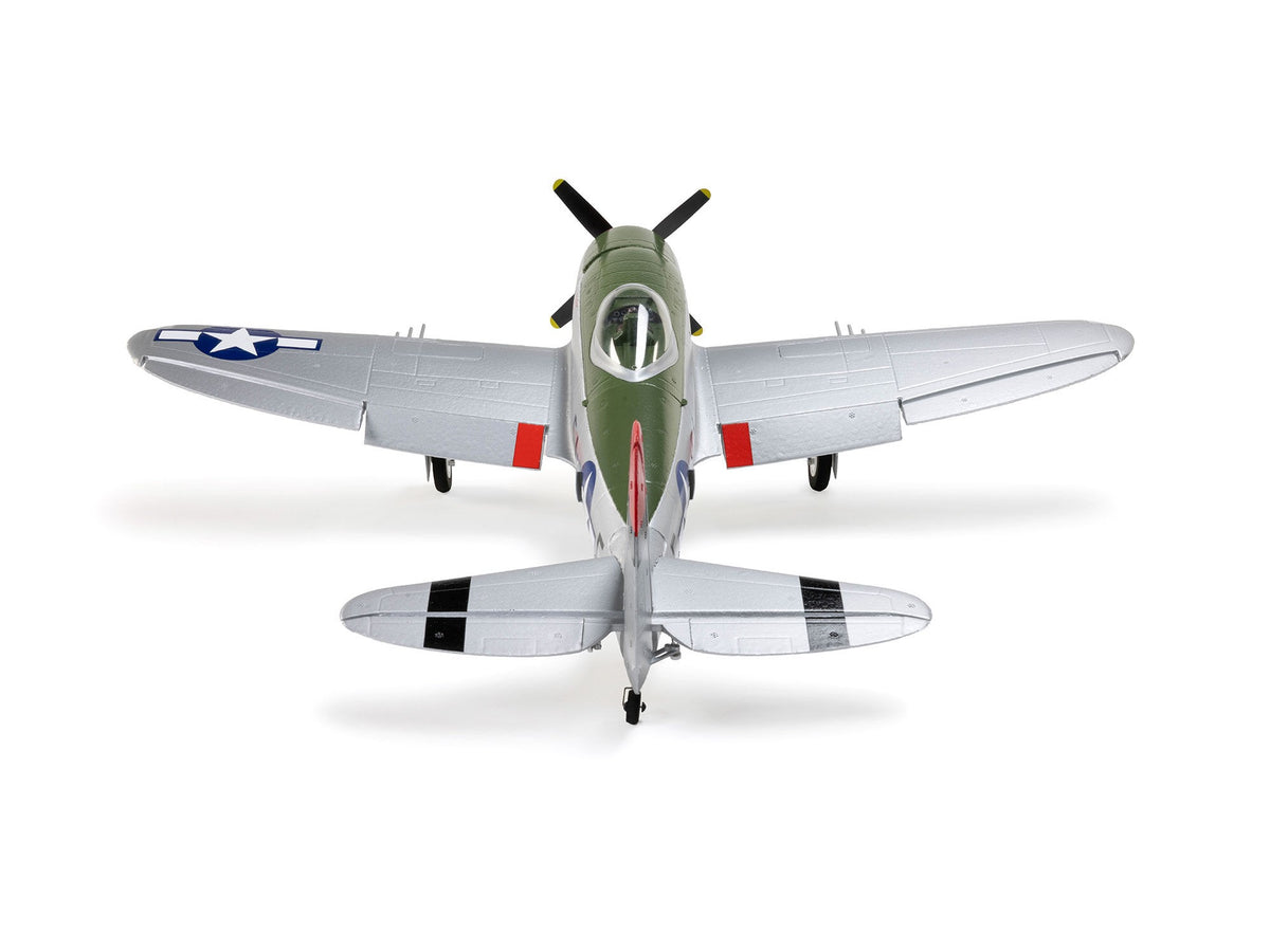 E-Flite Micro P-47 Thunderbolt BNF Basic with AS3X+ & SAFE Select EFL07050