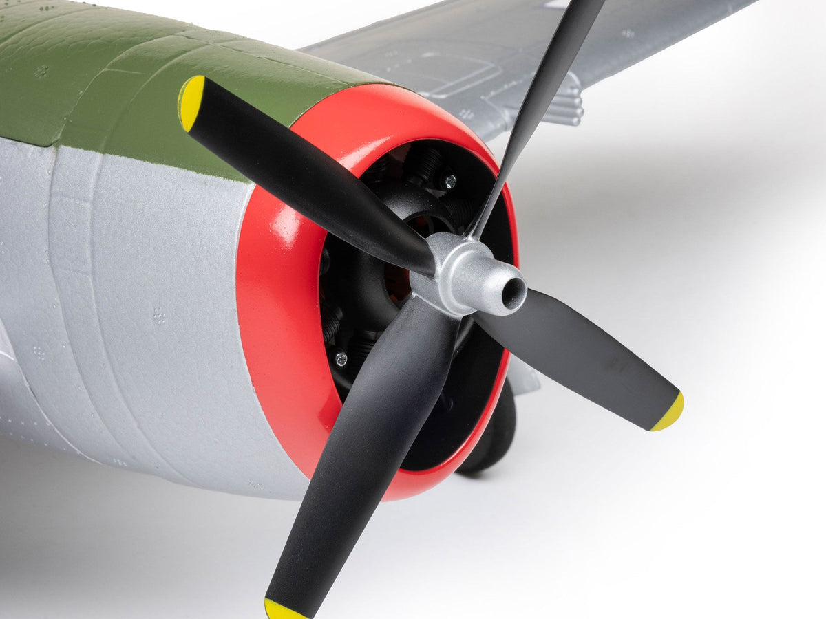E-Flite Micro P-47 Thunderbolt BNF Basic with AS3X+ & SAFE Select EFL07050