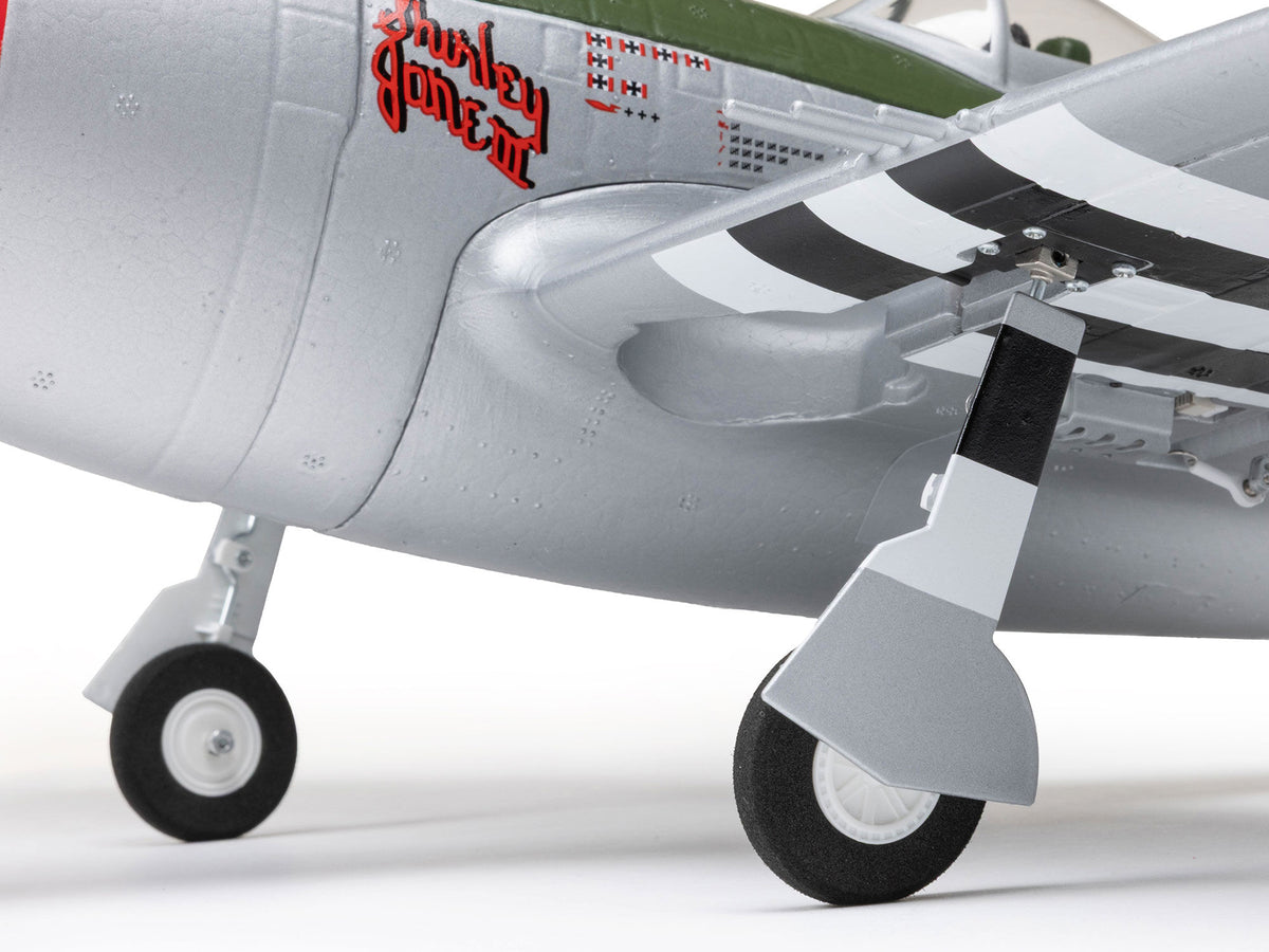 E-Flite Micro P-47 Thunderbolt BNF Basic with AS3X+ & SAFE Select EFL07050