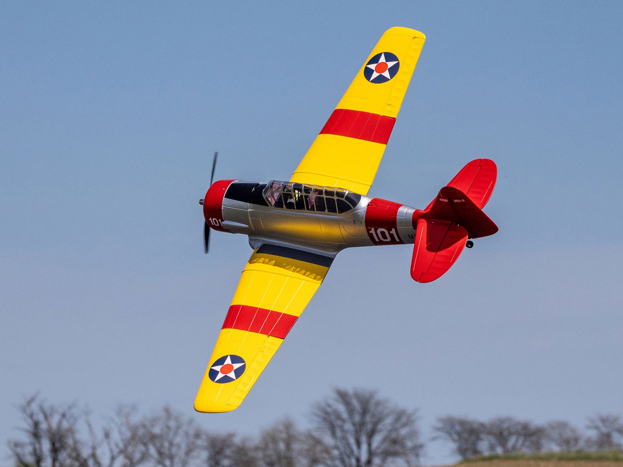 E-Flite SNJ-5/AT-6 Texan 1.5m BNF Basic with AS3X+ and SAFE Select EFL08750