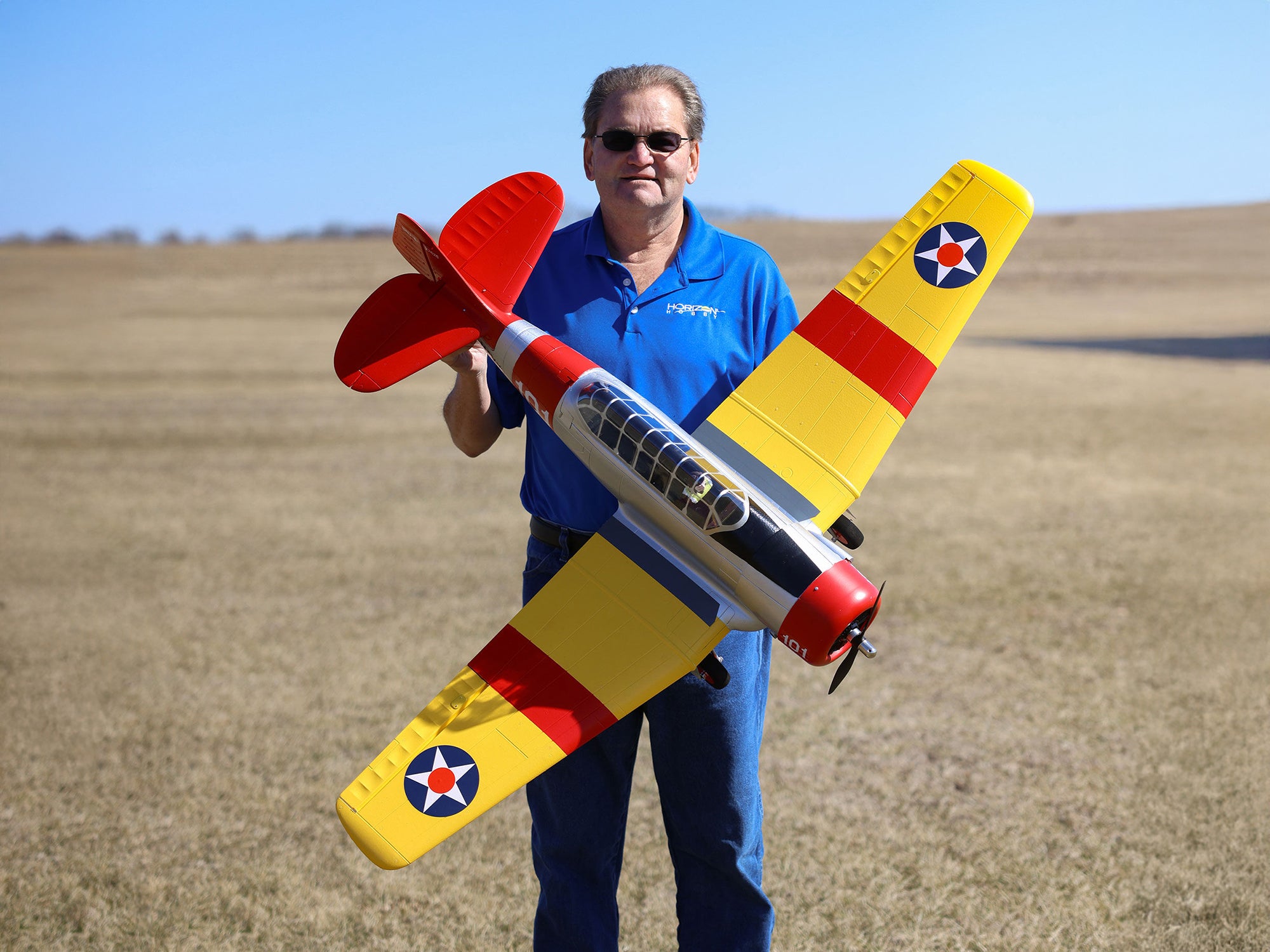 E-Flite SNJ-5/AT-6 Texan 1.5m BNF Basic with AS3X+ and SAFE Select EFL08750
