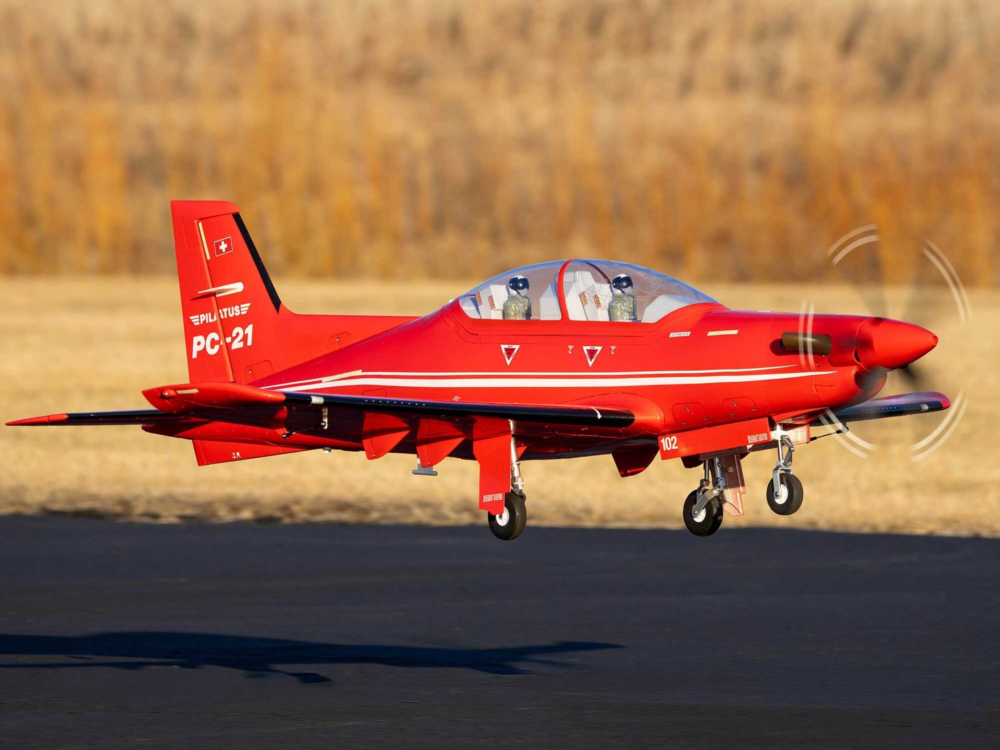 E-Flite Pilatus PC-21 1.3m BNF Basic with AS3X+ and SAFE Select EFL14950