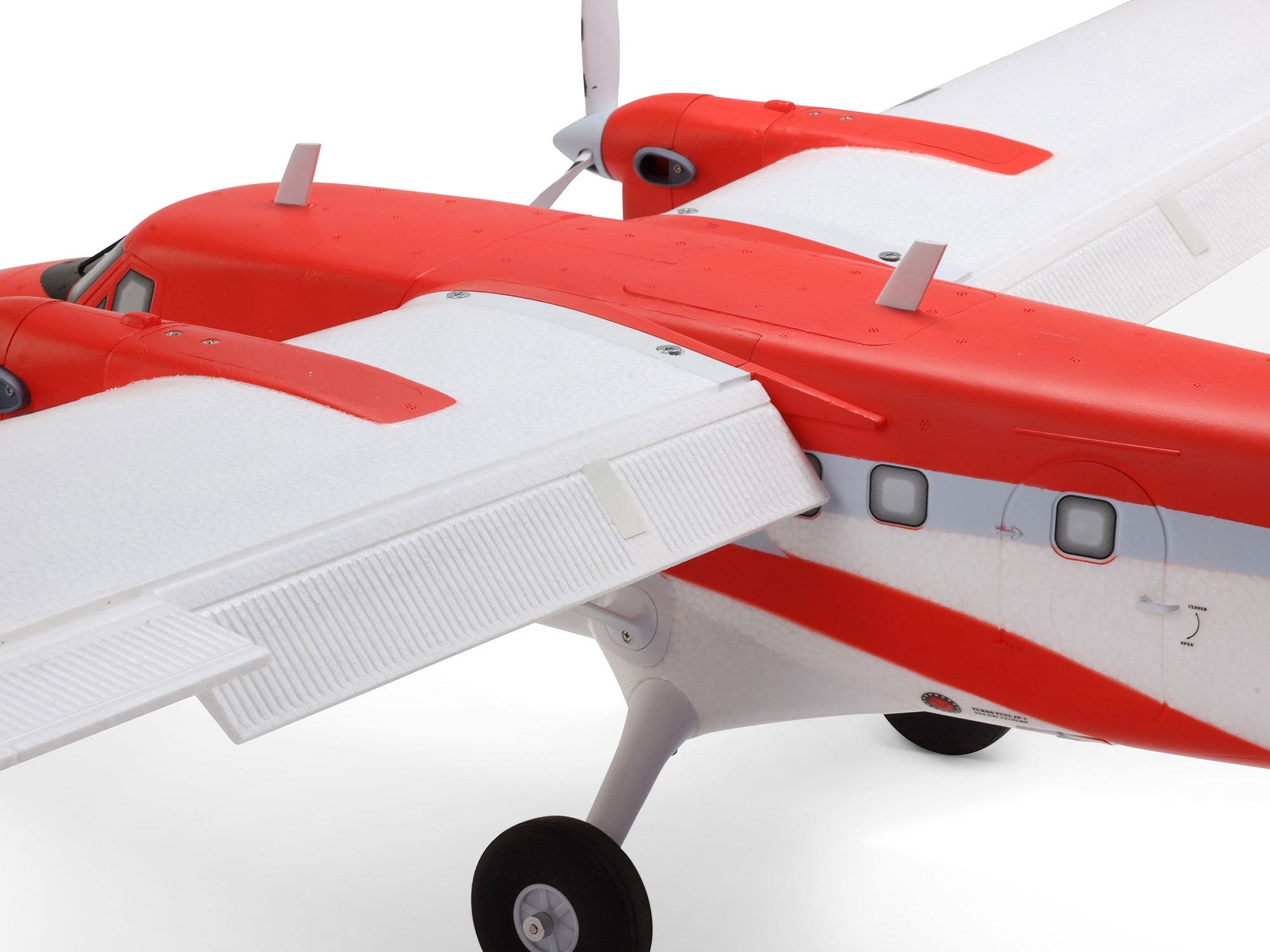 E-Flite DHC-6 Twin Otter 1.4m BNF Basic Combo with Floats Black Friday Special