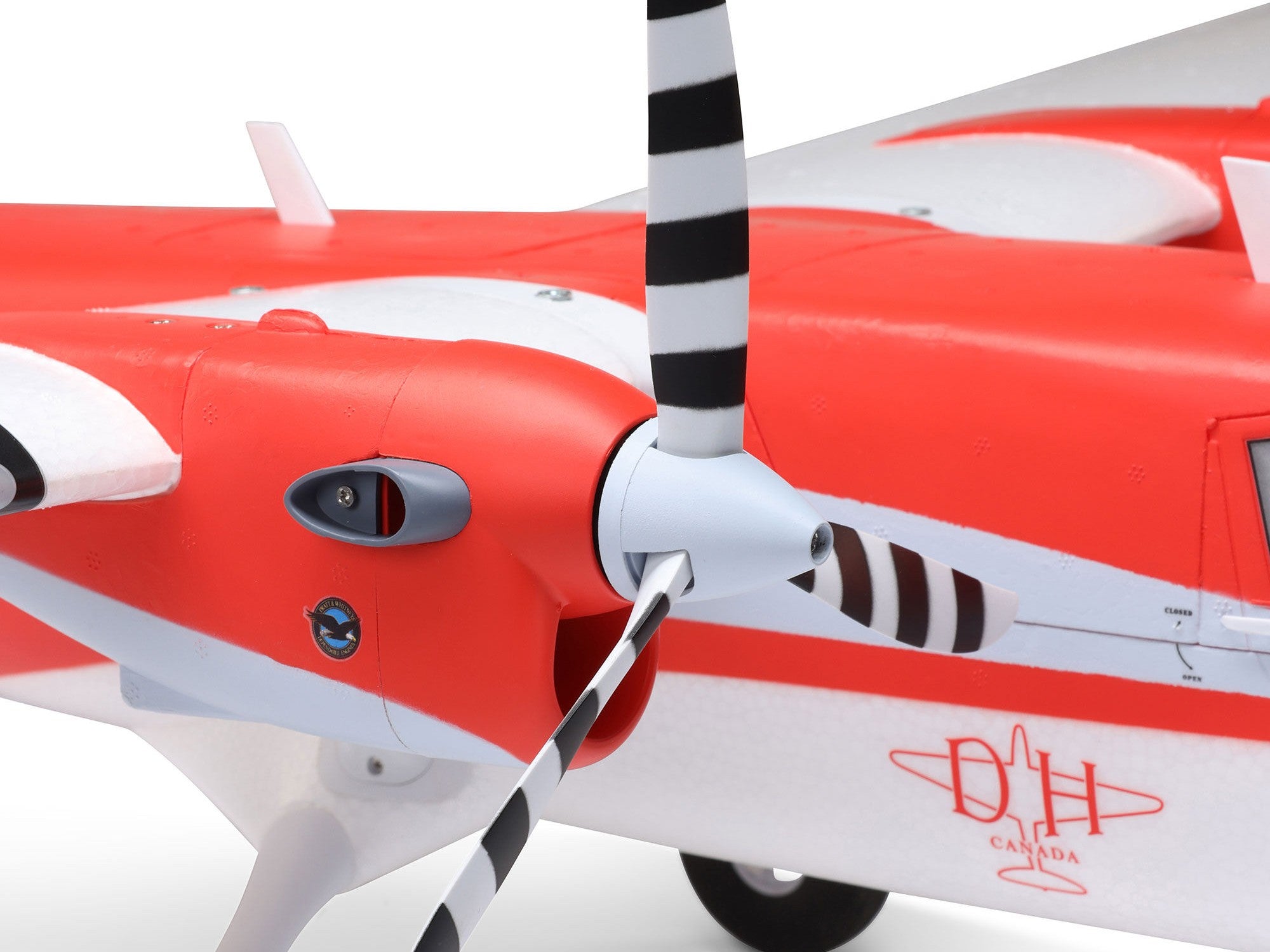 E-Flite DHC-6 Twin Otter 1.4m BNF Basic Combo with Floats Black Friday Special