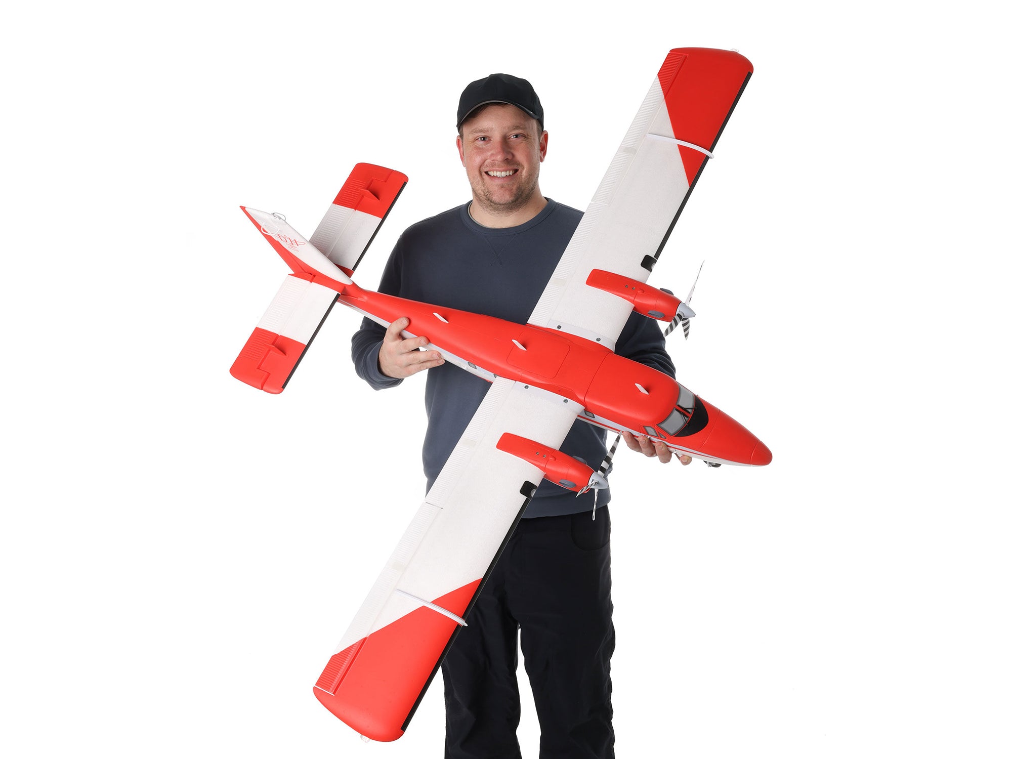 E-Flite DHC-6 Twin Otter 1.4m BNF Basic Combo with Floats Black Friday Special