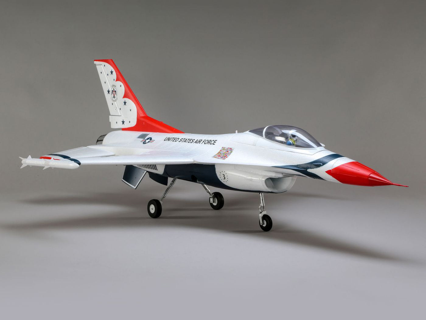 E-Flite F-16 70mm EDF BNF Basic w/AS3X and SS EFL78500