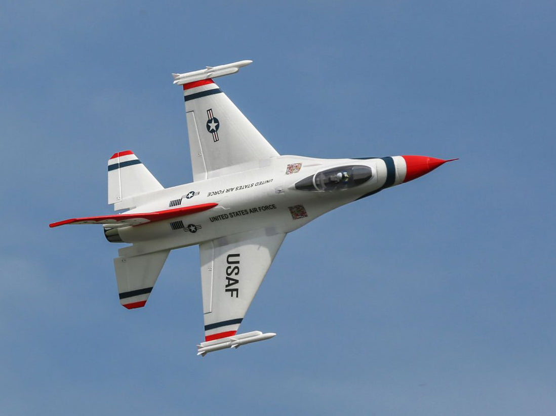 E-Flite F-16 70mm EDF BNF Basic w/AS3X and SS EFL78500