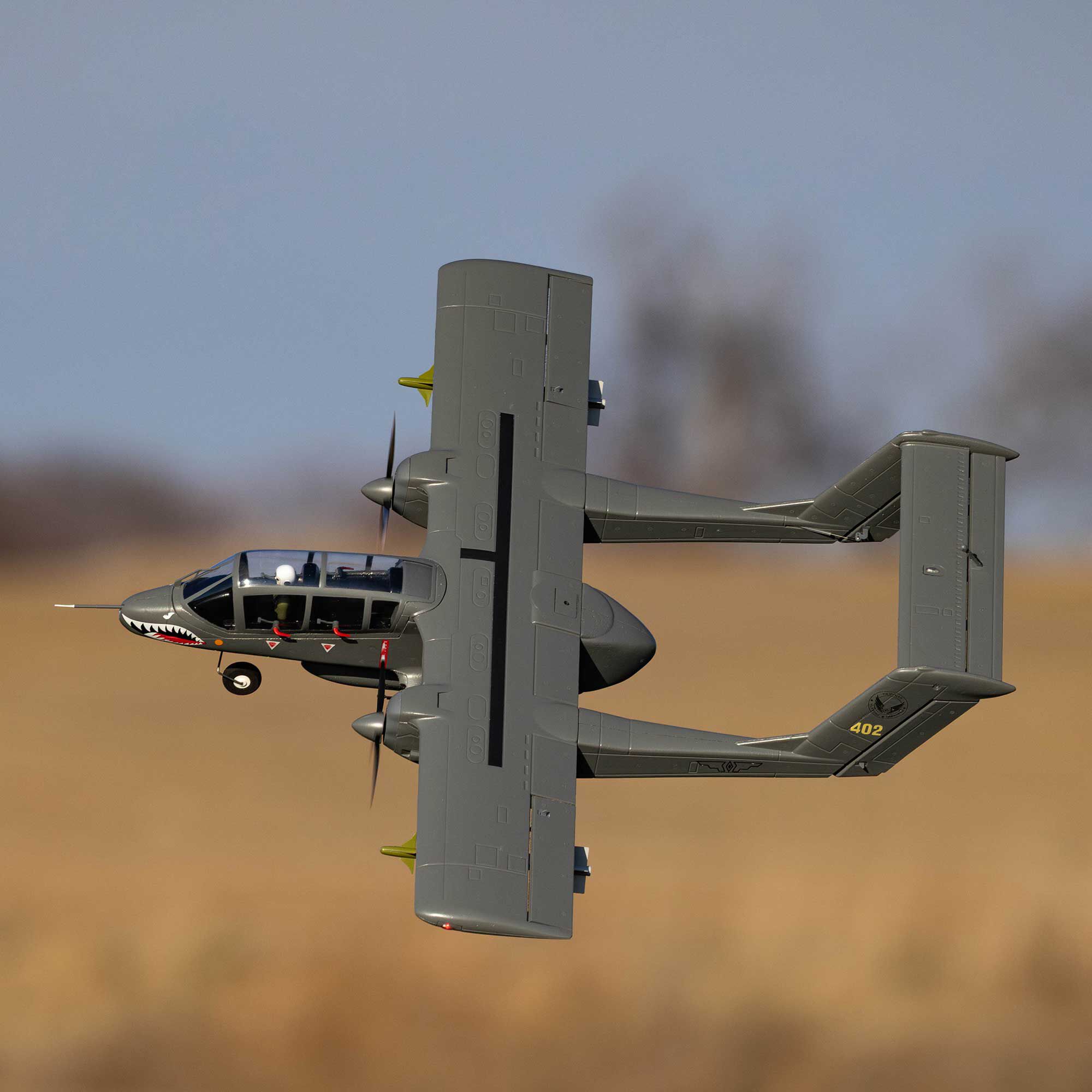 E-Flite Micro OV-10 Bronco 645mm BNF Basic with AS3X and SAFE Select EFLU35050