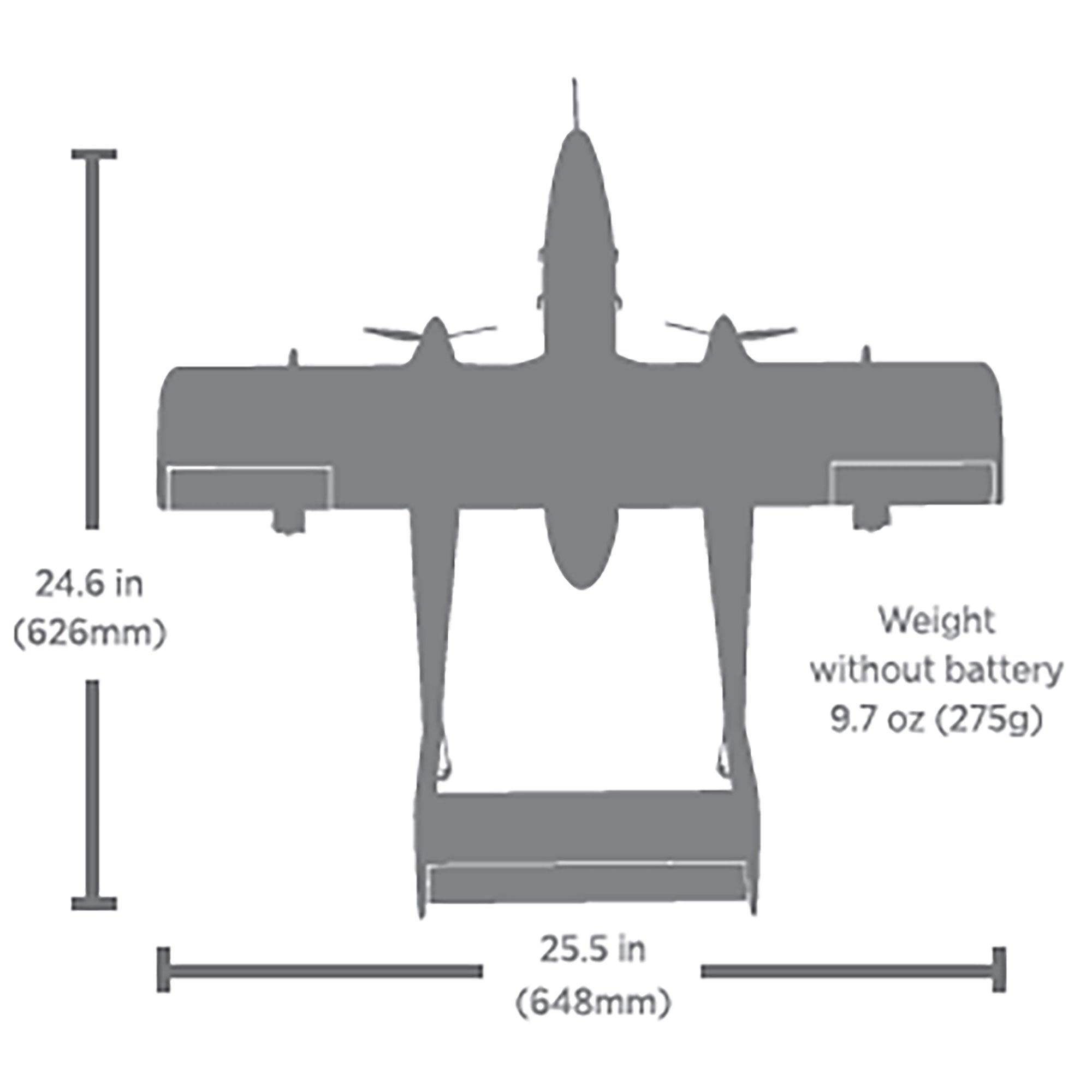 E-Flite Micro OV-10 Bronco 645mm BNF Basic with AS3X and SAFE Select EFLU35050