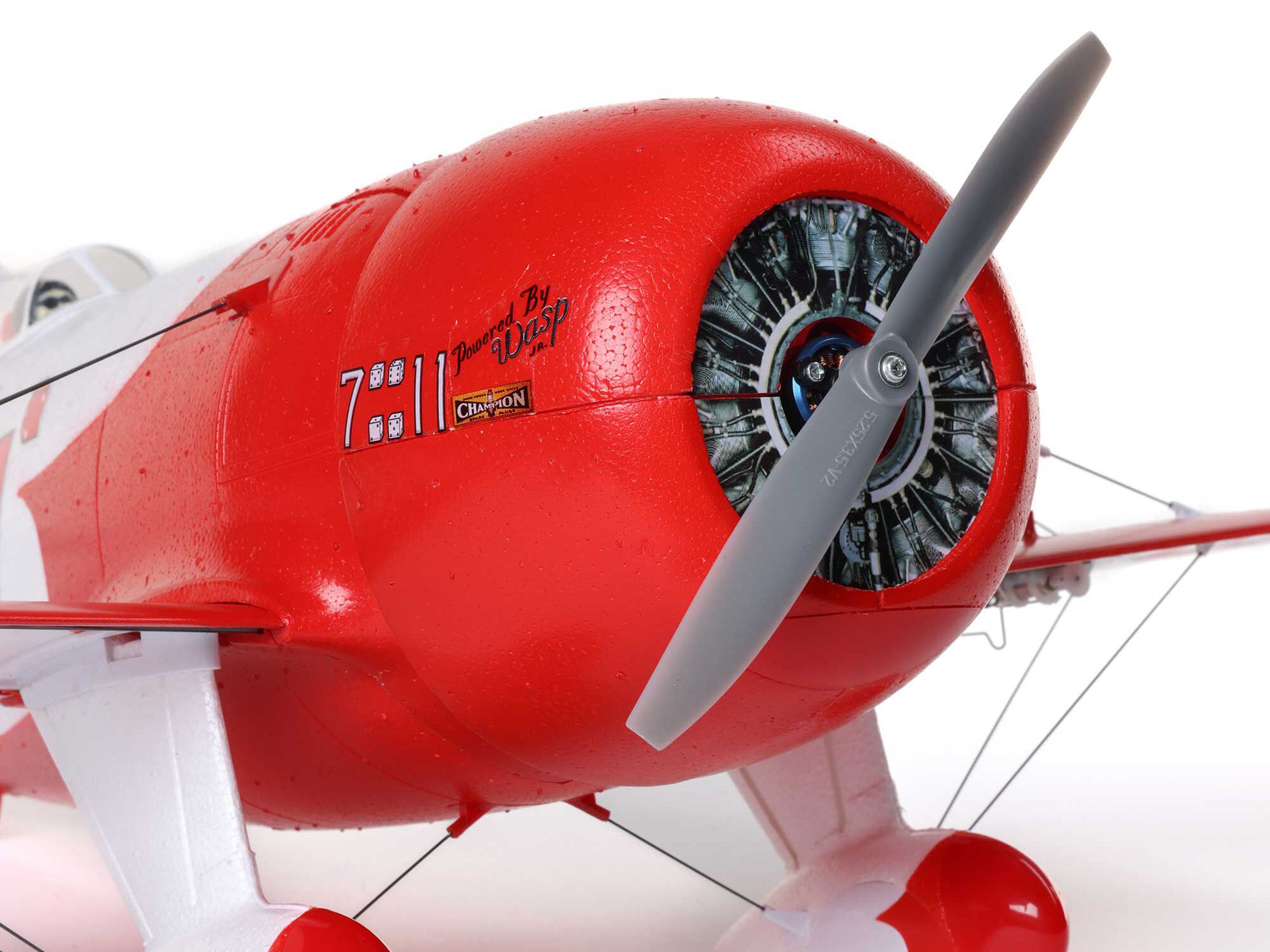E-Flite UMX Gee Bee R-2 510mm BNF Basic with AS3X and SAFE Select EFLU61500