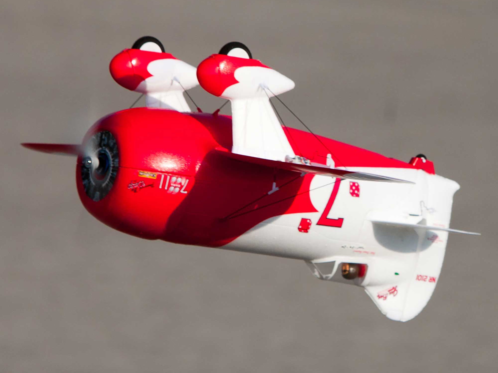 E-Flite UMX Gee Bee R-2 510mm BNF Basic with AS3X and SAFE Select EFLU61500