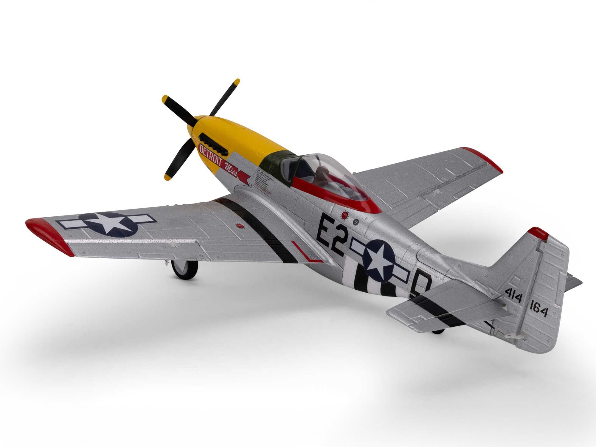 E-Flite UMX P-51D Mustang “Detroit Miss” BNF Basic with AS3X and SAFE EFLU7350