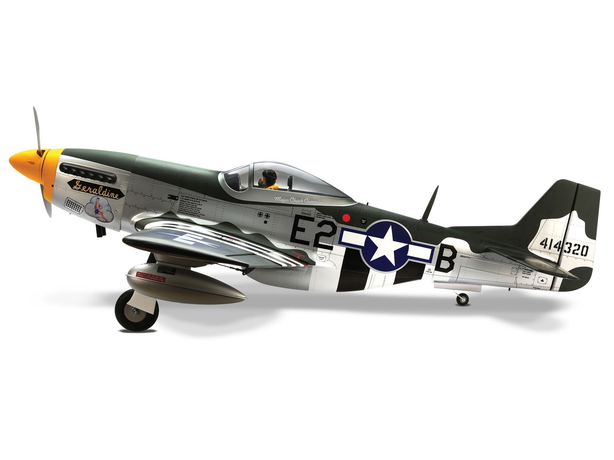 Hangar 9 P-51D Mustang 20cc ARF 69.5" HAN2820B Black Friday Special