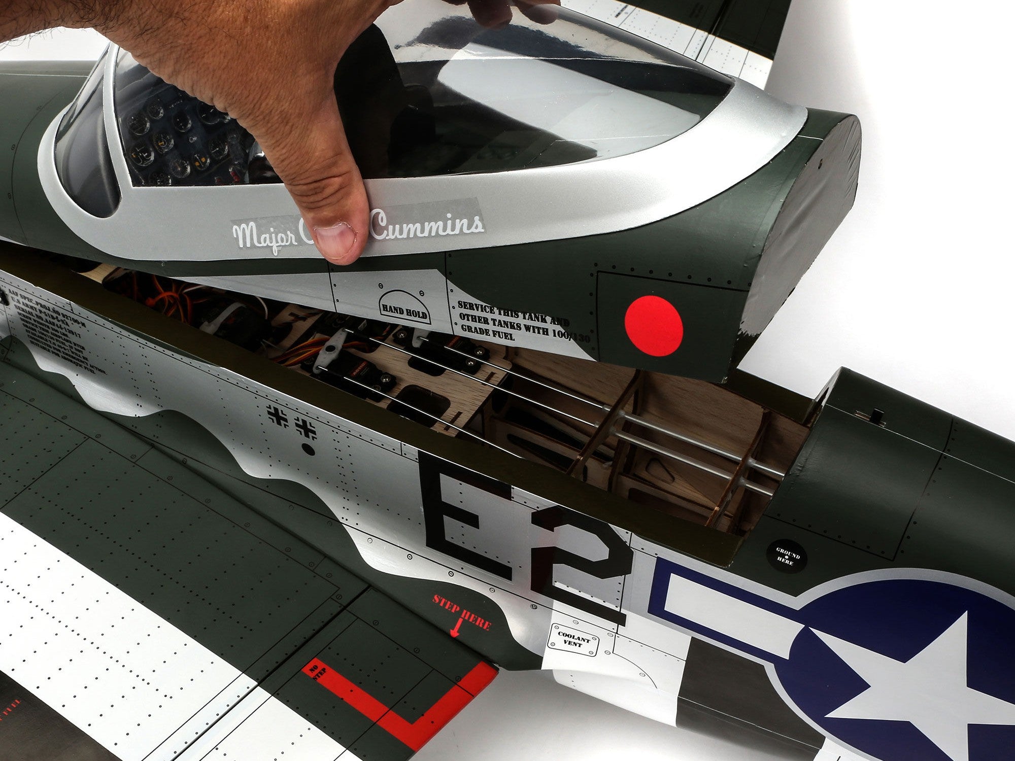 Hangar 9 P-51D Mustang 20cc ARF 69.5" HAN2820B Black Friday Special