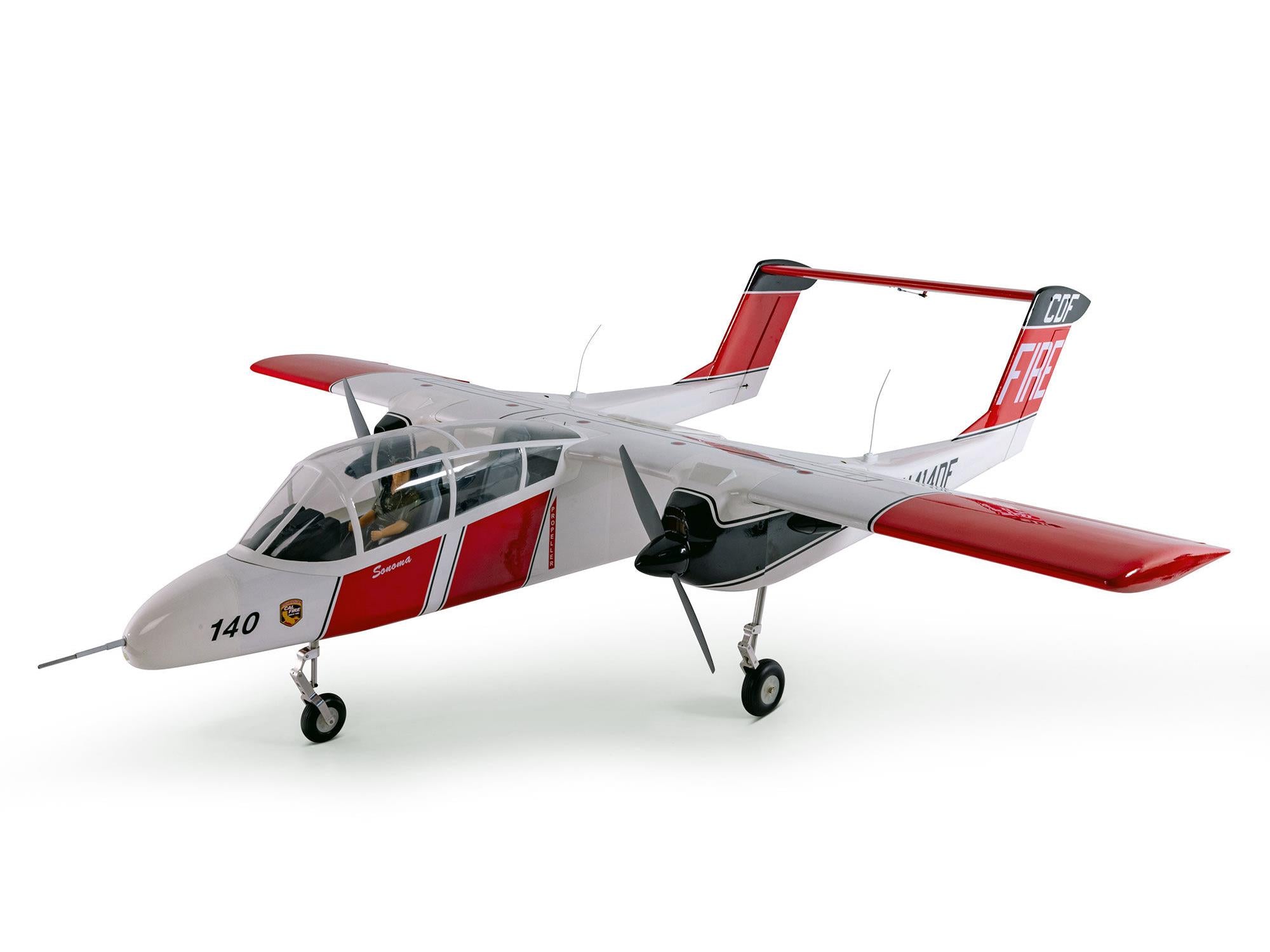 Hangar 9 OV-10 Bronco 20cc ARF 84” with Landing Gear Set HAN5055