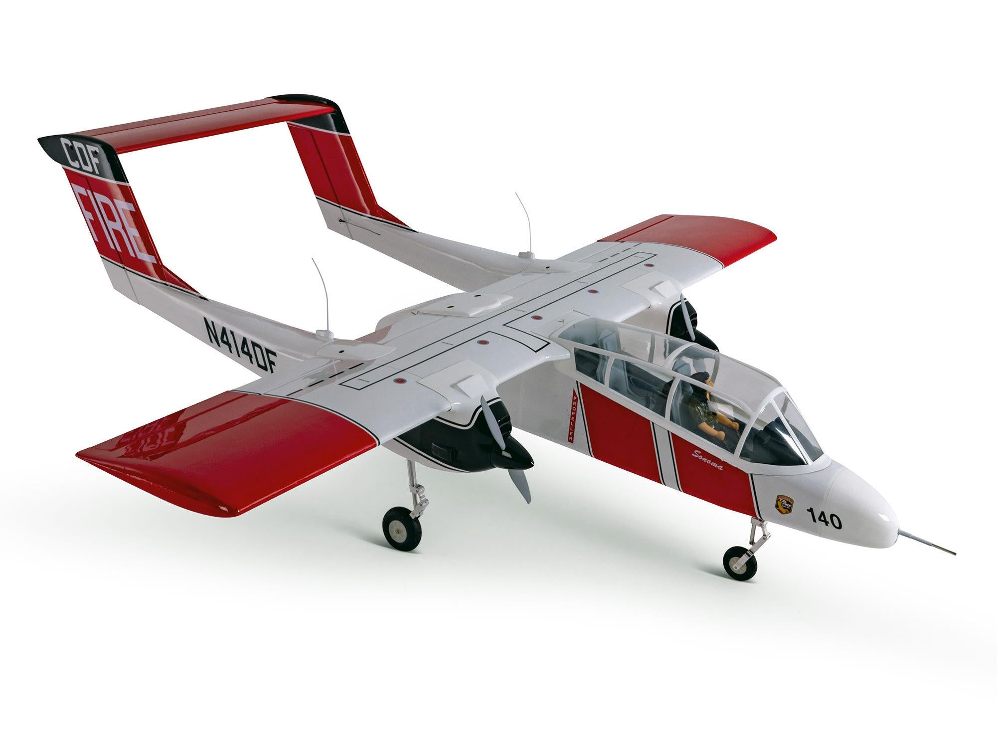 Hangar 9 OV-10 Bronco 20cc ARF 84” with Landing Gear Set HAN5055