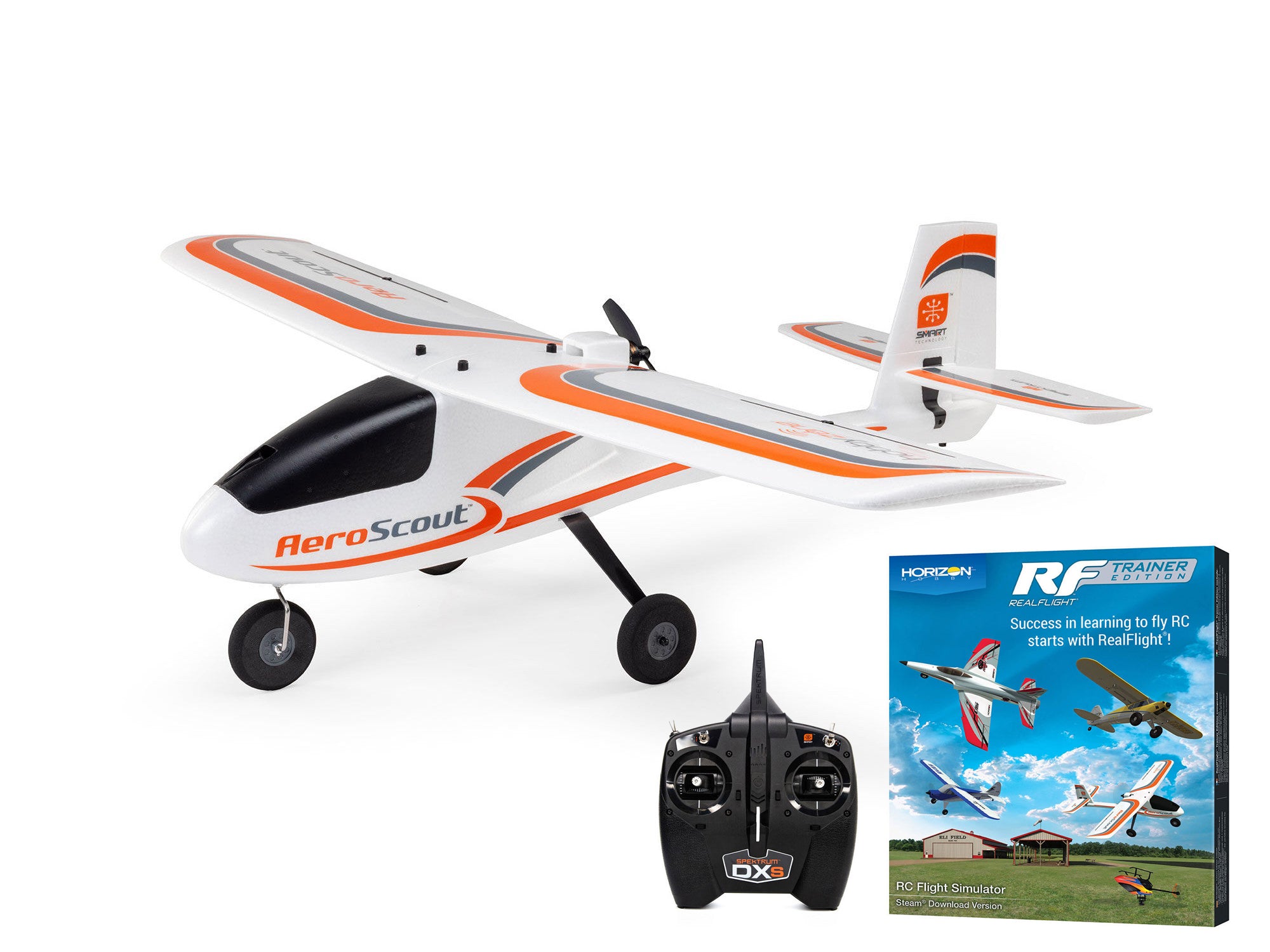 Hobbyzone AeroScout S 2 1.1m RTF Basic with SAFE and RealFlight HBZ380002