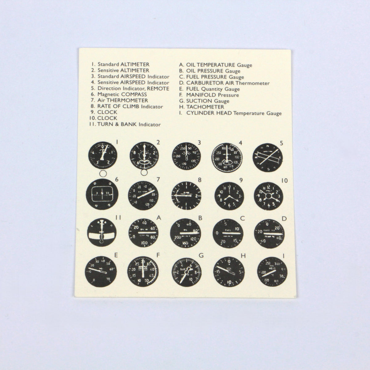 AIRCRAFT INSTRUMENTS BY SLEC SL813