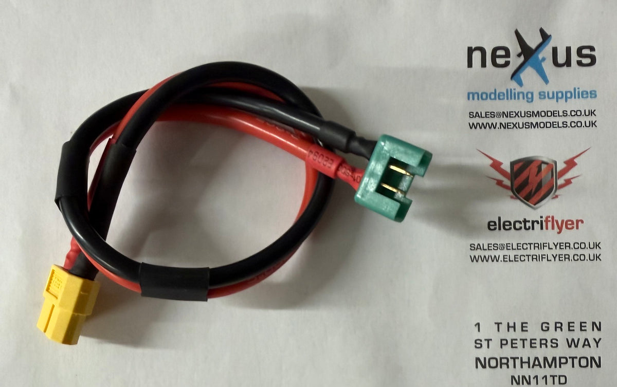 Adapter Lead / Battery Charging Cable XT60 Female / MPX 12AWG